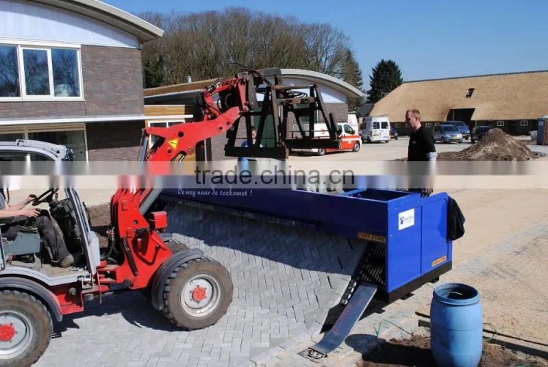 tiger stone automatic road brick paving machine