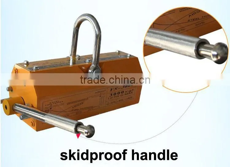 1 ton magnet crane lifter magnetic permanent plate lifter