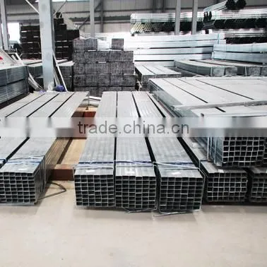 pre galvanized 80x80x1.2mm ms zinc coating steel tubes