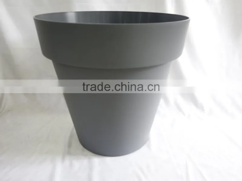 2016 allibaba com boat new virgin pp plastic garden decoration round flower pots