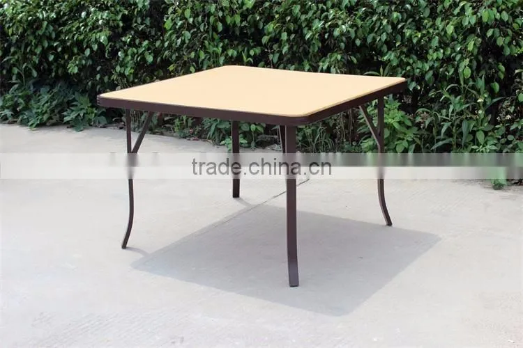 Outdoor Acrylic Board Dining Squre Table