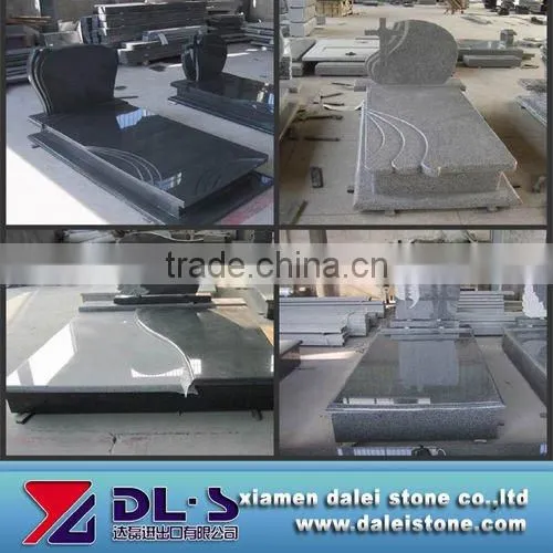 Granite european tombstone