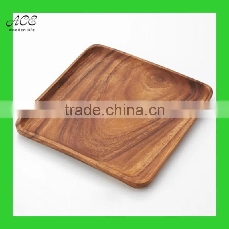 Custom acacia tray Acacia wood plate