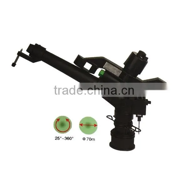 Plastic sprinkler gun irrigation