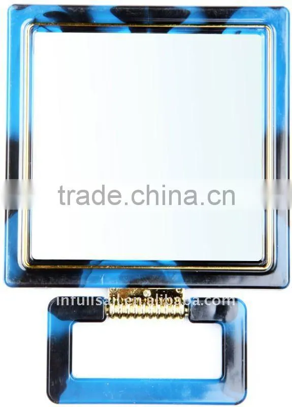 Square folding table mirror
