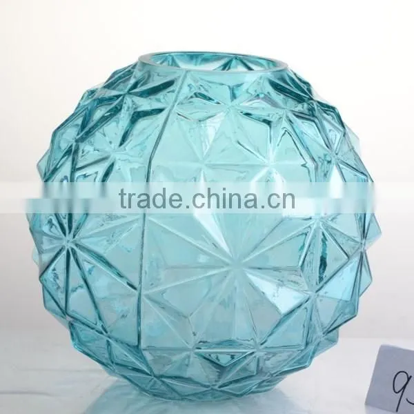 decorative colored hurricane floating candle holder cheap fish bowls
