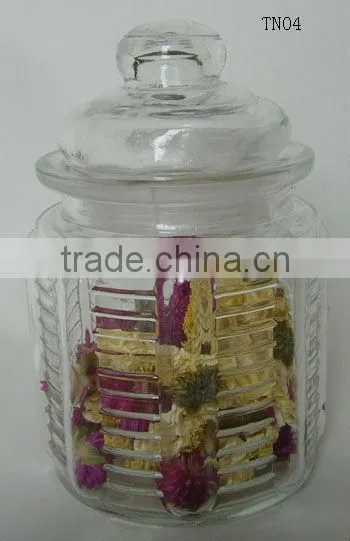 2016 hot selling hermetic glass kitchenware canister glass spice jar