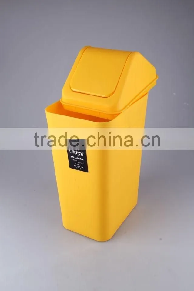 Plastic Trash Can Household Garbage Can/Rubbish Bin