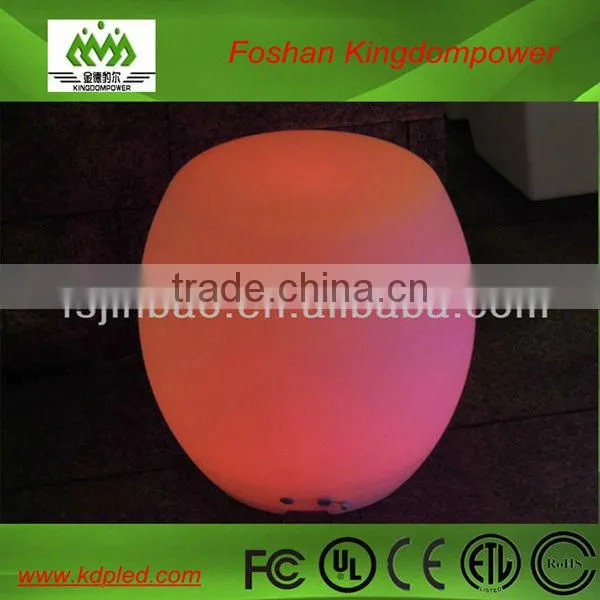 rechargeable color changing led seat chair