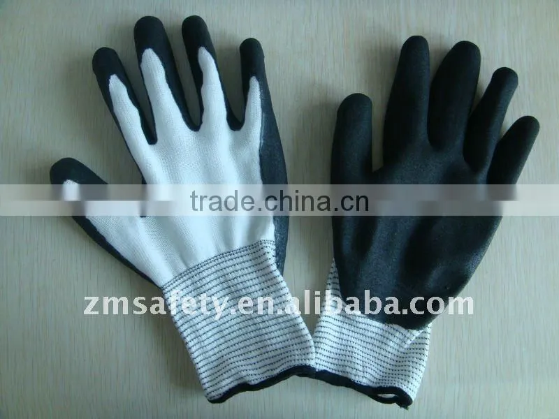 Super Grip Nitrile Coated Glove with Rough Finish