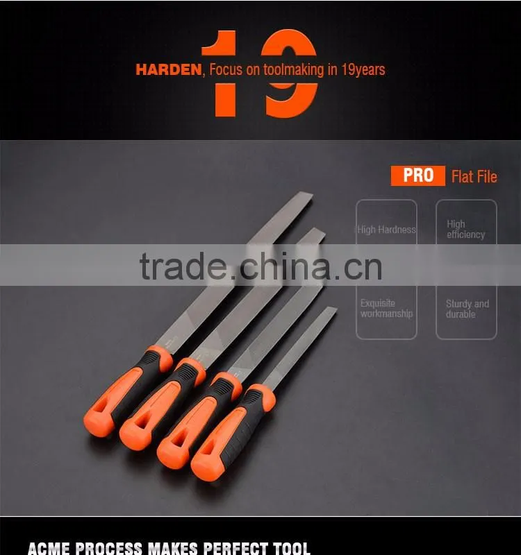 High Quality Flat Smooth Hand Tools Files With Soft Handle