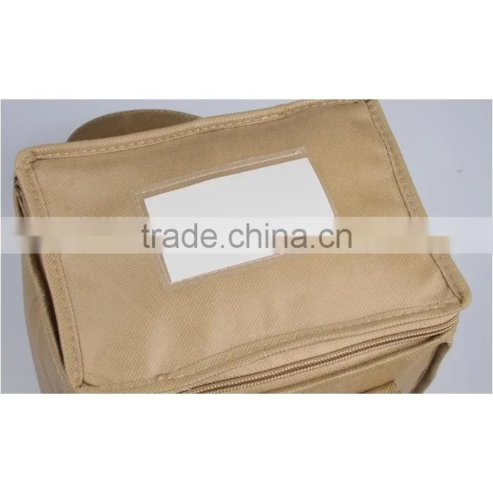 Promotion Reusable Non-woven Insulated Cooler Bag
