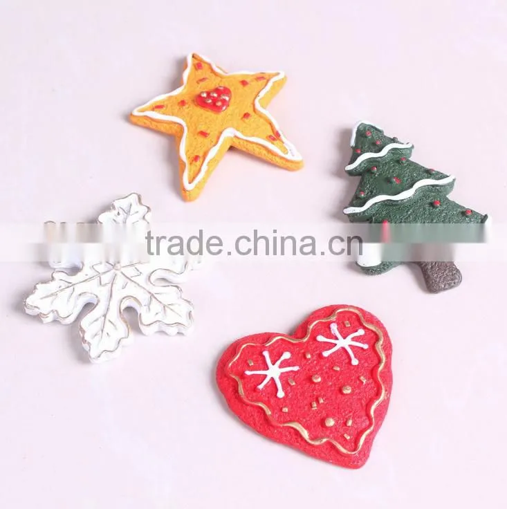 christmas resin fridge magnets cartoon 3D fridge magnets