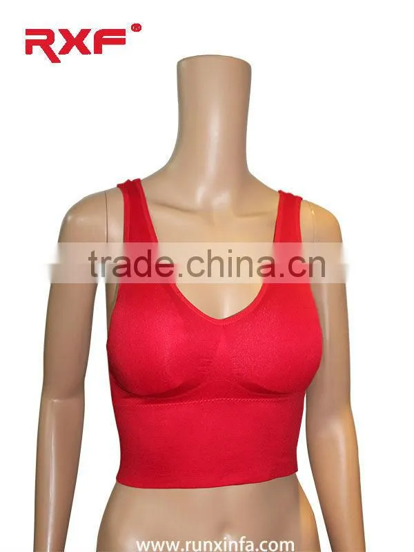 Hot girls sports bra for yoga/custom sports bra