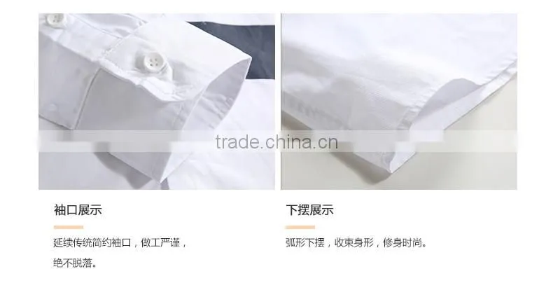 New Design High Quality 100% Cotton Men Casual Slim Fit Shirts Long Sleeve Custom Printing OEM Wholesale