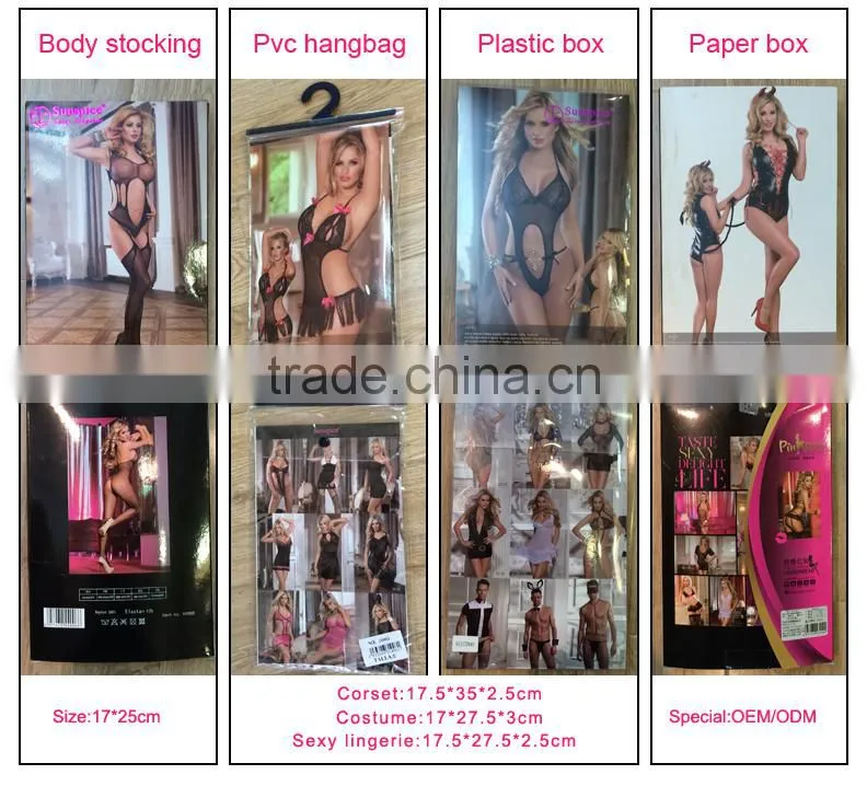 2015 High quality hot sales china sexy lingerie sexi open bikini teddy sexy lingerie fishnet teddy
