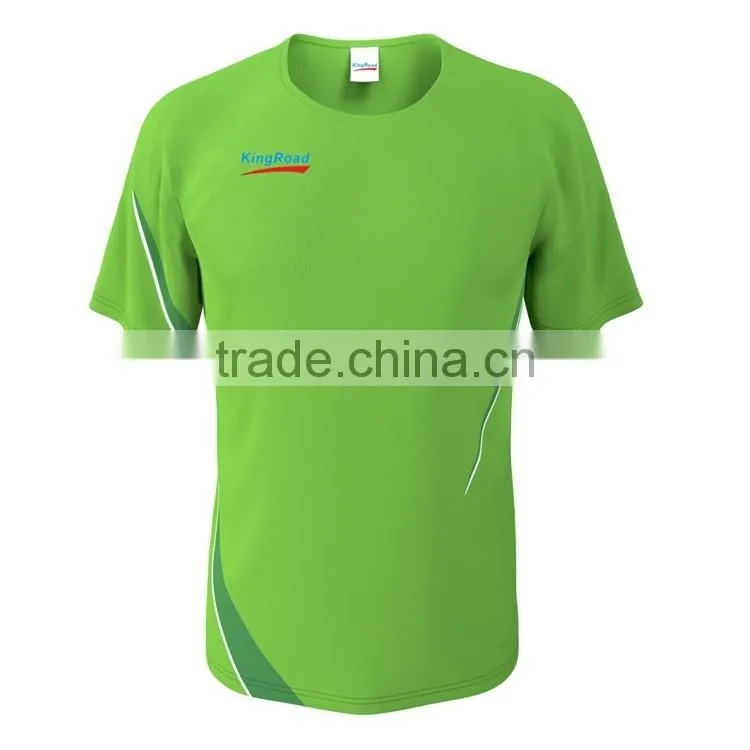 Make your own design Wholesale dry fit sublimation sport running shirt