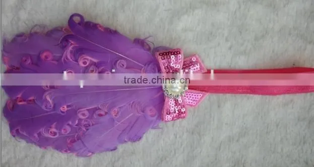 wholesale Feather Headband Vintage headband Nagorie feather headband