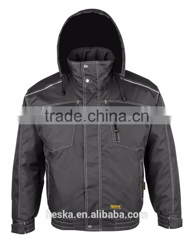 Oxford winter wear mens blue bomber jacket with waterproof 2000mm