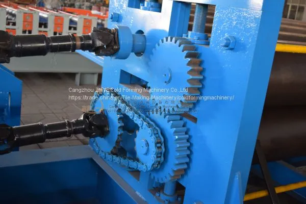 Barrel Steel Corrugated Sheet Roll Forming Machine
