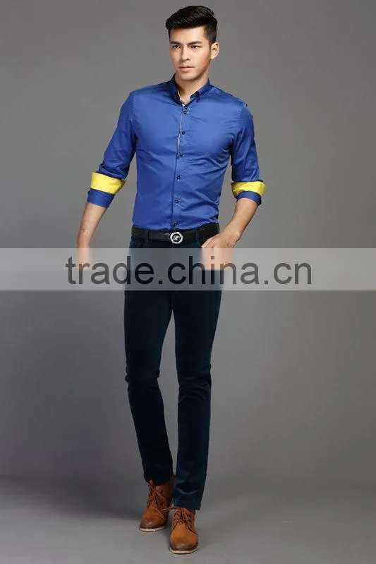 Mens fashion dress shirts,double collar stylish dress shirts