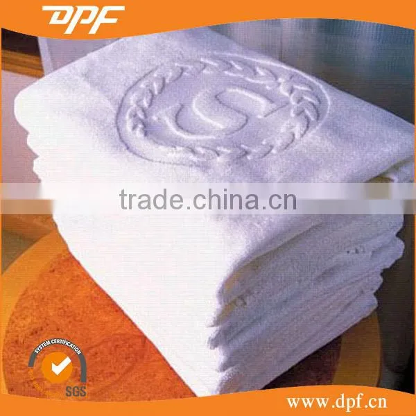 100% cotton 32S embroidery hotel face towel