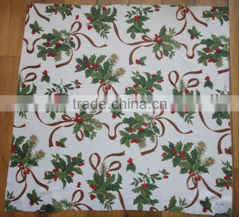 printed chirstmas table cloth