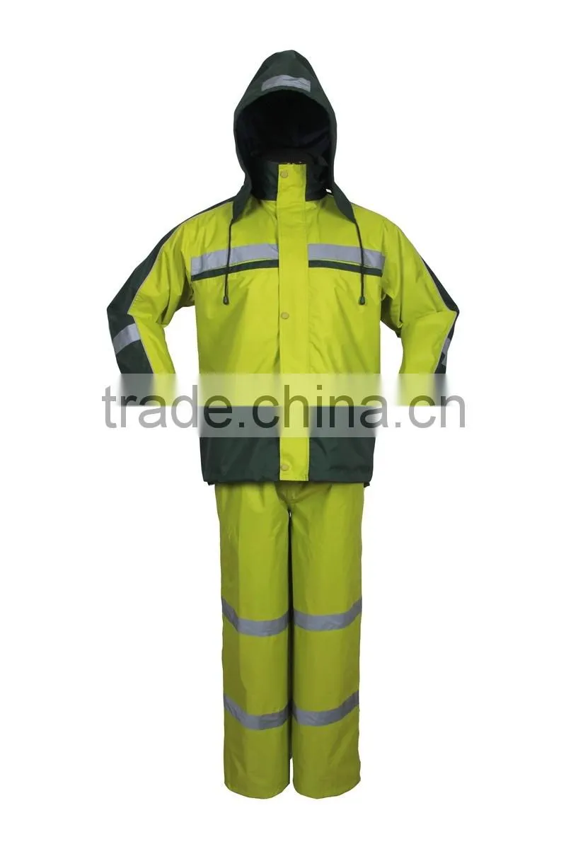 PVC/Polyester industry rainsuit