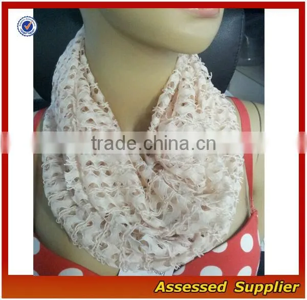 Stripe Women Knit Infinity Loop Scarf/ Warm and Cozy Infinity Scarf/ Lightweight loop Circle Scarves