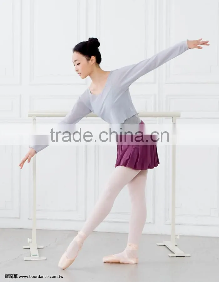 Dance wear pull-on nylon ballet skirt