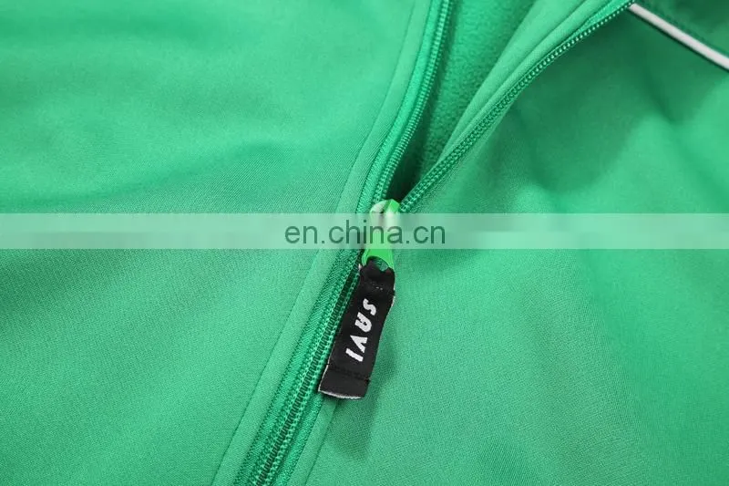 Factory price wholesale slim fit training plain fleece tracksuit