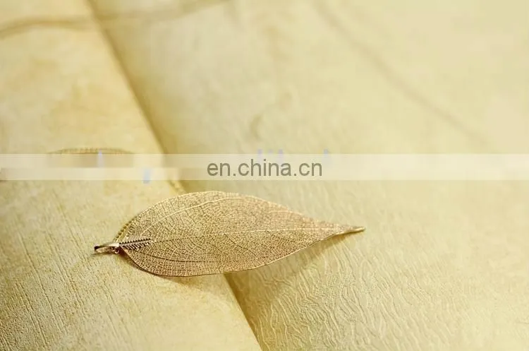 2013 New Accessorize Leaf vein necklace