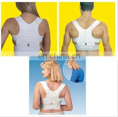 Medical Back Brace Corset Back Orthopedic Posture Correction Shoulder Magnetic Upper Back Pain Relief Health Belt