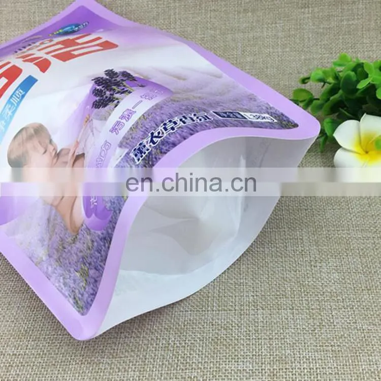 Factory Cheap Price 1.38kg laundry packaging bag with spout,stand up spout pouch with hang hole