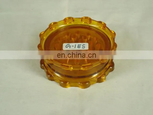Acrylic plastictransparent tobacco crusher | custom plastic herb grinder