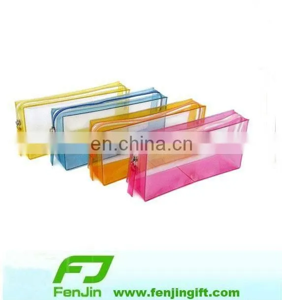 Square pvc packaging bags with zipper