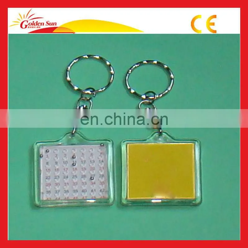 Double Side Photo Acrylic Keychains Souvenir/Clear Plastic Acrylic Keychains