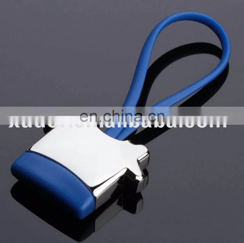 Best advertising gifts different color house shape rubber keychain