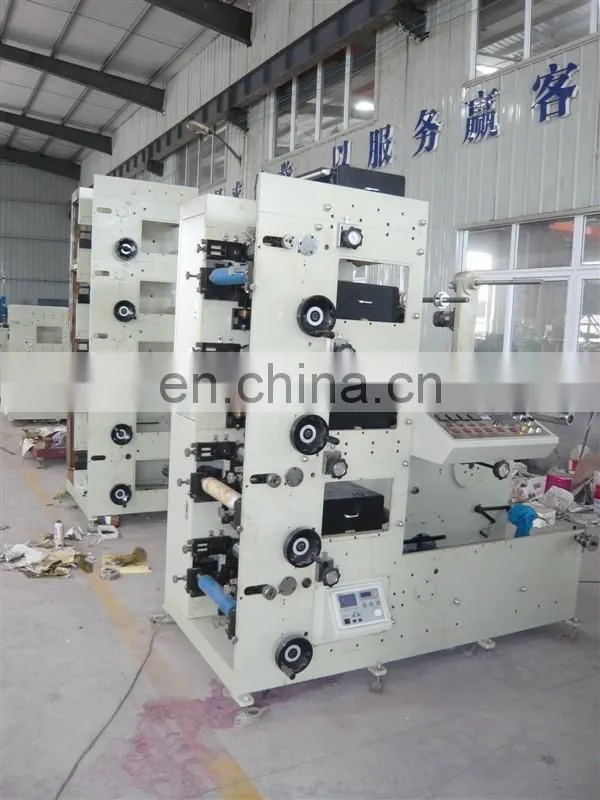 ZBS-320 Automatic 5 colors label flexo printing machine