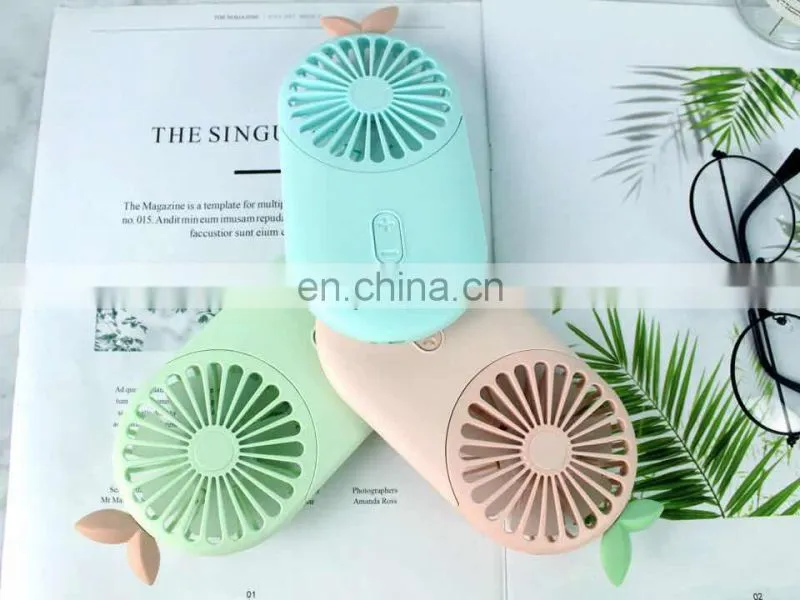 Portable travel office battery charge usb rechargeable handheld pocket mini fan