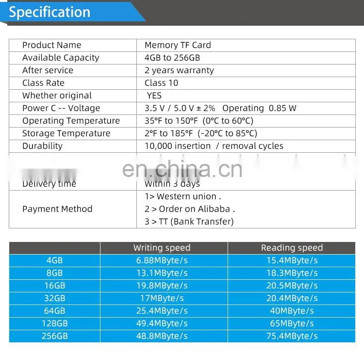 Factory Wholesale Cheap Price High Speed Mobile Phone Memory Card 2gb 16gb 32gb 64gb 128gb 256gb Class10 tf Card Memory Sd Card