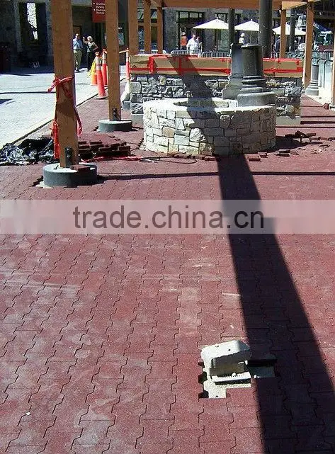 Recycle Rubber Driveway Bricks