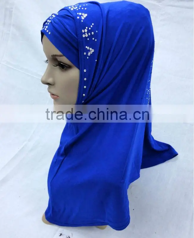 A455 Popular beaded al amira scarves HIJAB