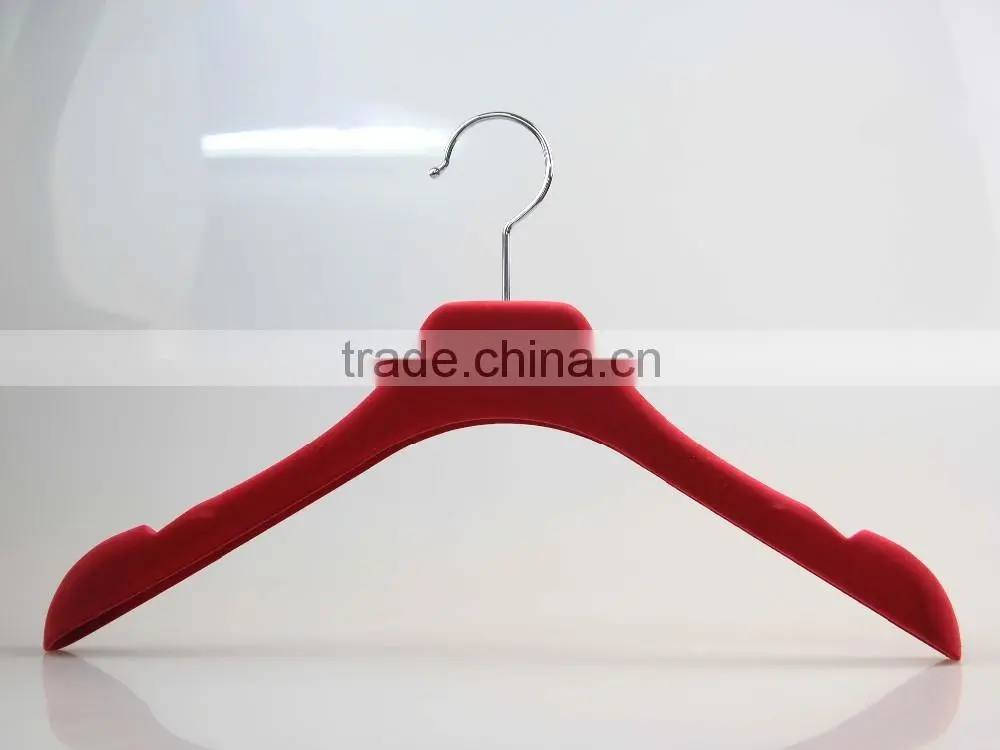 IMY-459 red velvet evening dress hanger for ladies