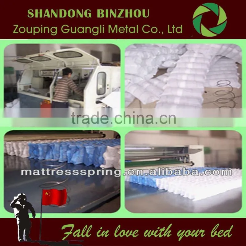 China manufacturer high carbon steel wire rod Pocket spring for mattress haiti