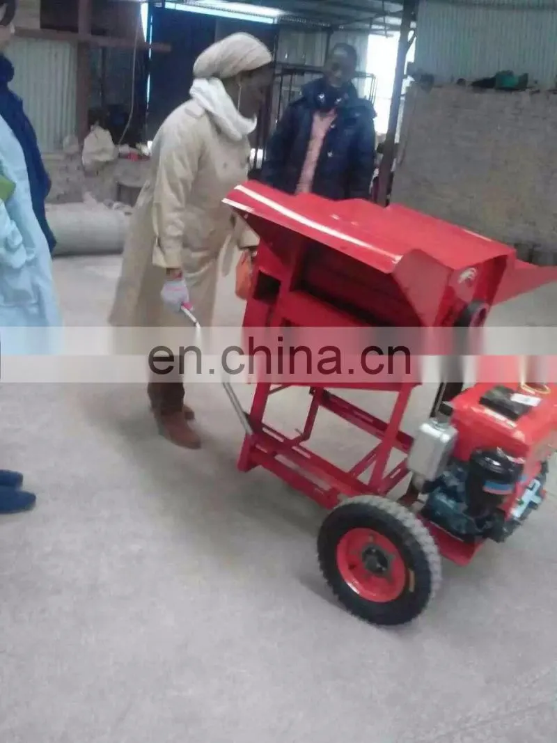 Multifunctional farm Rice wheat beans corn paddy sheller thresher machine