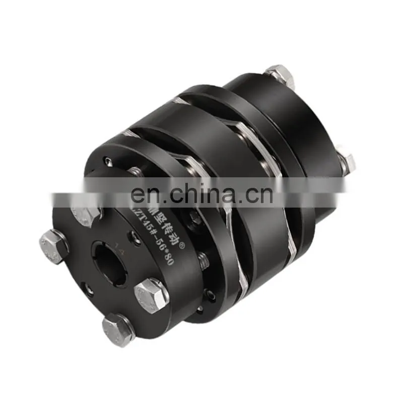 Original DLZT 45# steel 8 screws double diaphragms locking assemblies high rigidity coupling
