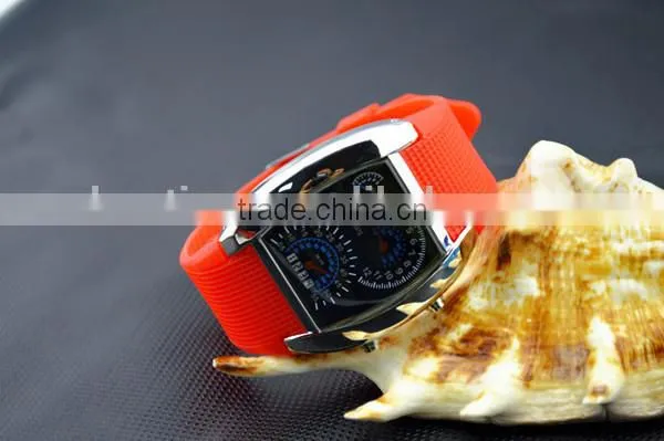 hot sale Sports Flash LED Car Speedometer Meter Dial Men Gift Watch