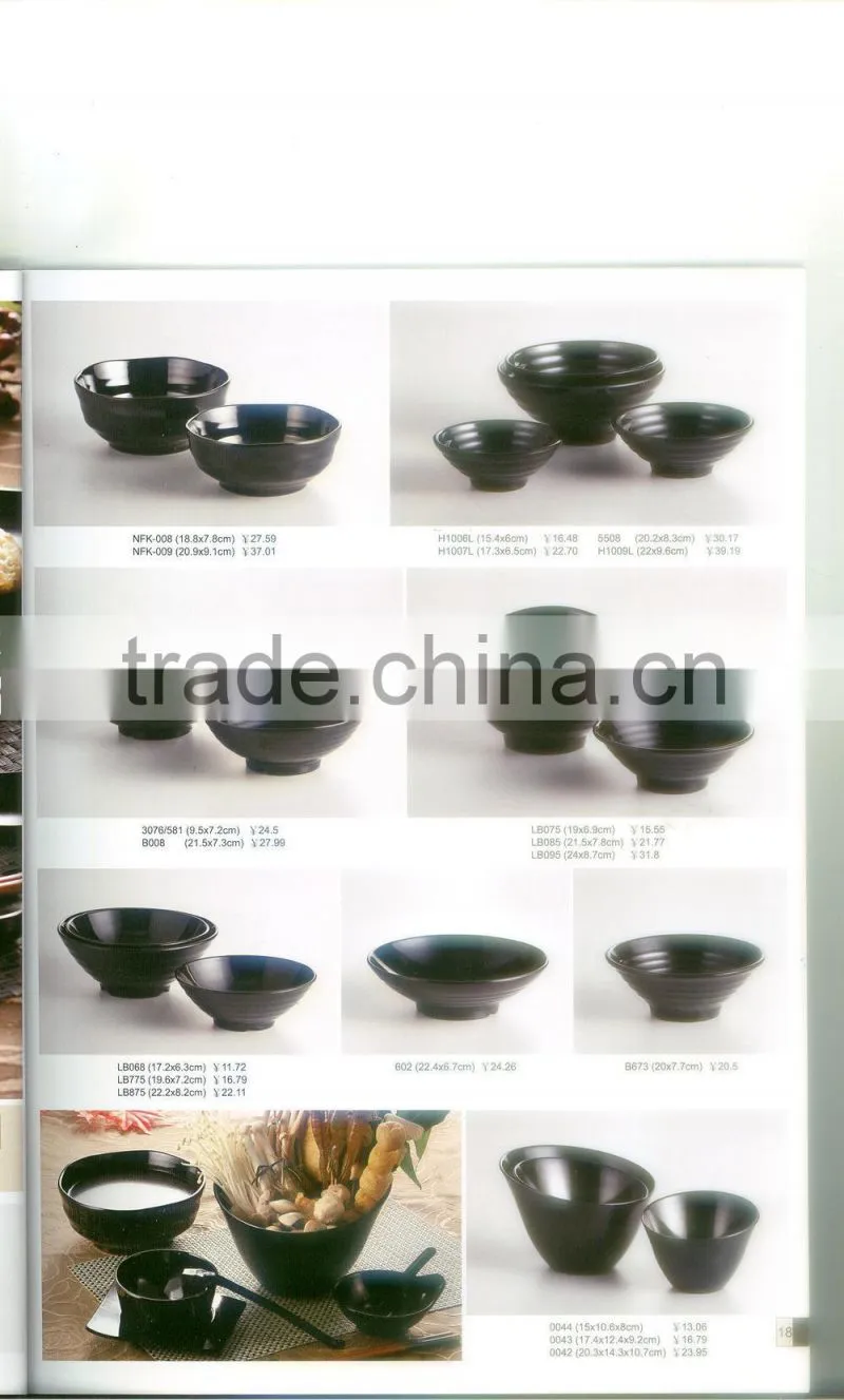 Melamine tableware OEM