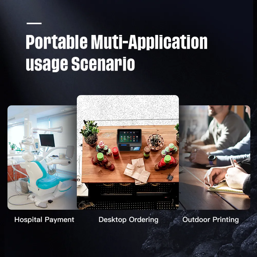 Z100 dual screen POS for tea shop bubble tea checkout